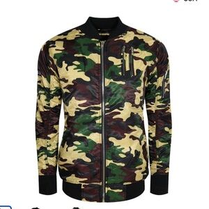 Camo Bomber Jacket